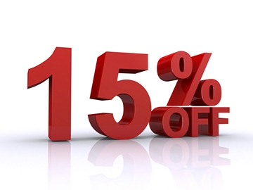 15% Off Services
